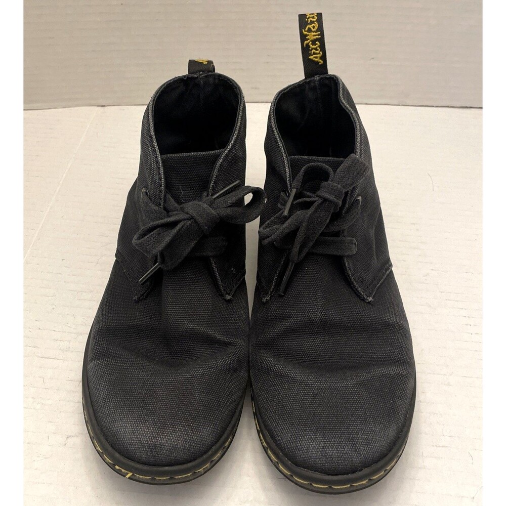 Dr. Martens Etty Black Canvas Chukka Boot Lace Up Womens Size 7 Doc Martens